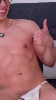 Rubbing My Cock and Wearing a Nice Thong