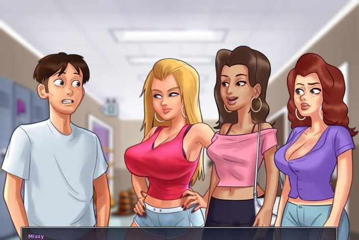 Miss Kitty 2K: SummerTime Saga, доработанная - 14 средних девушек от Misskitty2k