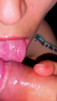 Or POV Blowjob Ilying in Bed Eating Cock