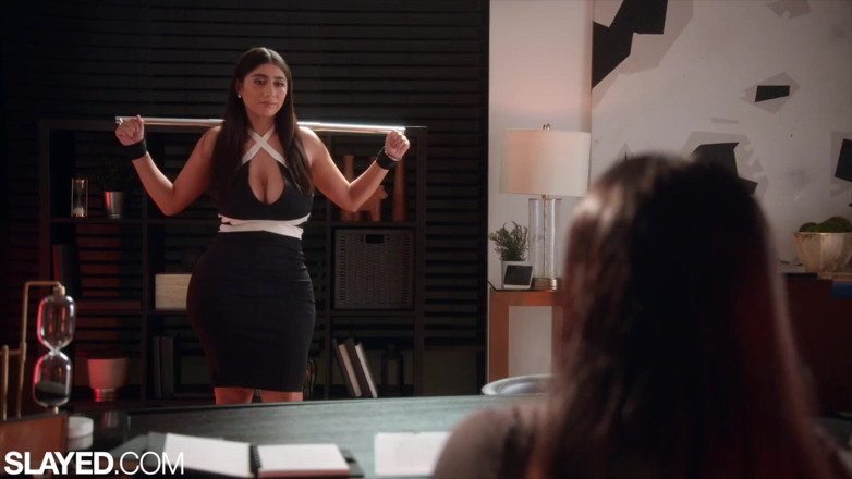 Slayed: Violet myers si cewek nakal dengan toket besar alami dientot...