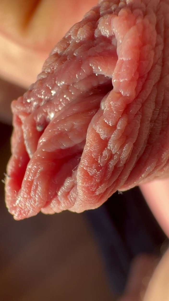 Nalekhome: Makro mokrá předkožka čůrák