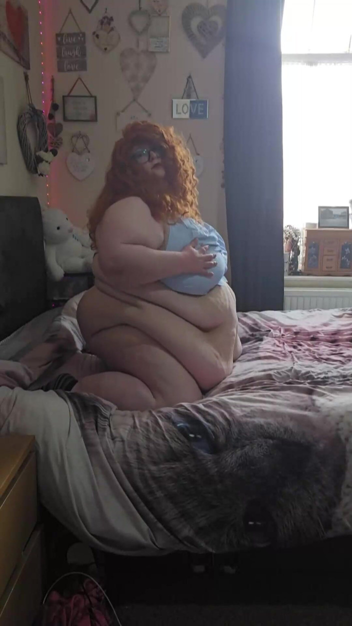 SSBBWLadyBrads: Жиробасина скачет на дилдо до оргазма до спермы, часть 2