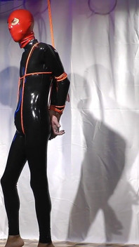Nicky Latex Doll Gagged and Roped