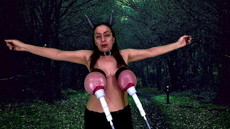 VeeVee Vixen: 젖탱이와 채찍질 립스틱 Areola