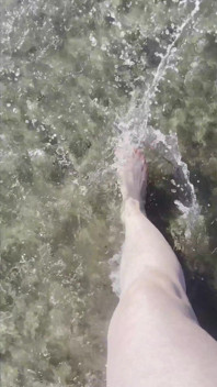 Piedi da spiaggia provocanti