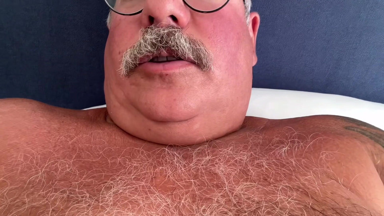 Hand-Free-Daddy-Chub: Huge Giant Man Balls Release Good