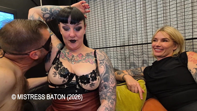 MistressBaton: Keuschheitssklave Leckt Marathon