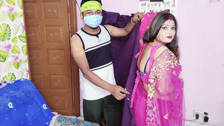 Horny Rose: Rose dientot sama penjual saree