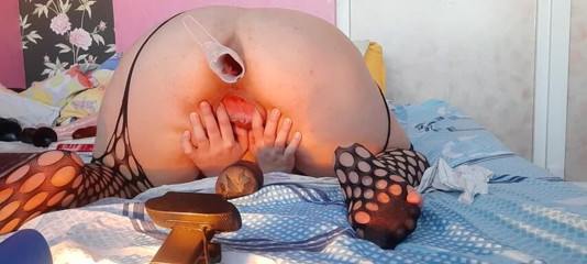 Putarankahotmilf: Kundička si hraje se zrcátkem v zadku a má orgasmy