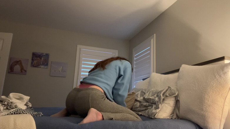 Nadia Foxx: Catching Your Step Sis Pillow Humping