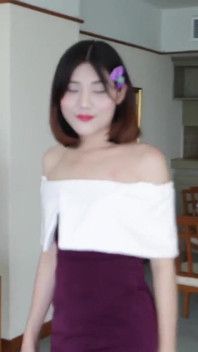 Ladyboystar - linda Miss Dream posa para mí en su lencería sexy