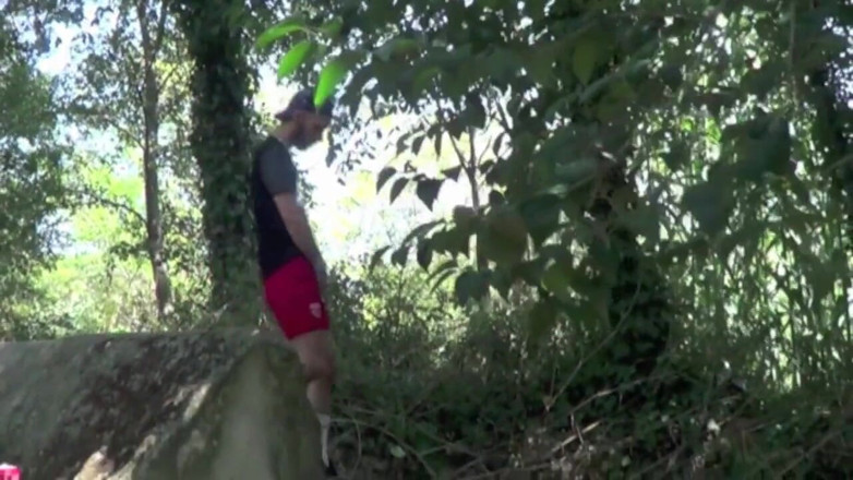 French Twinks Amator videos: Tiago follada al aire libre en cruising exhib por heterosexual...