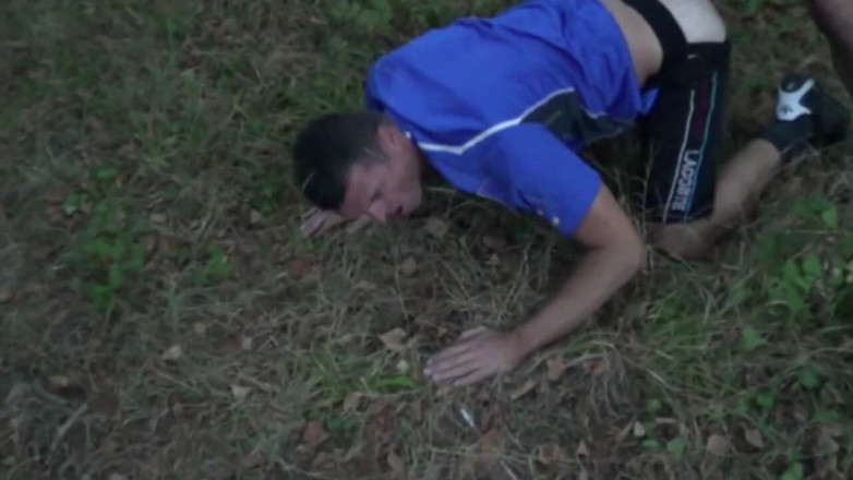 Crunch Boy: Fucked by Sexy Bottom in Exhib Outdoor