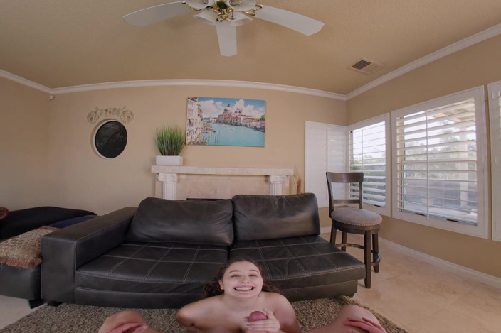 Lethal hardcore VR: Leana Lovings Loves Huge Cocks