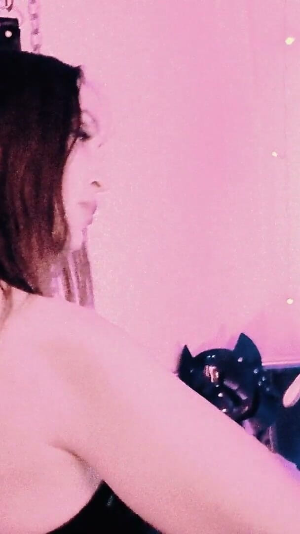 Eva Latexxx: Caliente Fetiche De Cuero Culona Dominatrix Eva Látex, BDSM Solo...