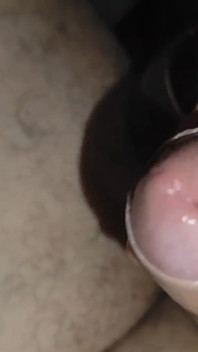 Big Creamy Load in the Crystal Glass.