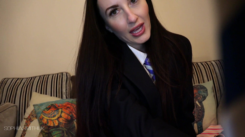SophiaSmithUK: Cămașă și cravată tachinare și refuz