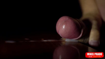 Mikel Prado: No audio - jerking off on the table and squirting with...