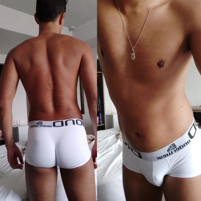 SEX GAY AMATEUR: Ti sono piaciute le mie mutandine bianche?