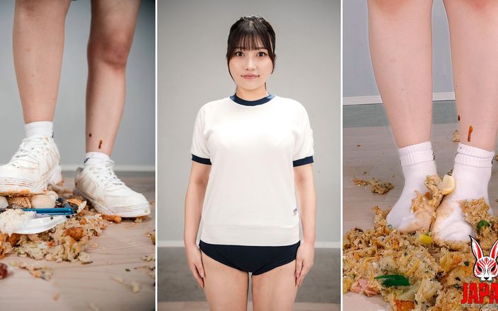 Japan Fetish Fusion: Cotta cibo giocosa di hinami ishikawa: sneakers e calzini delizia
