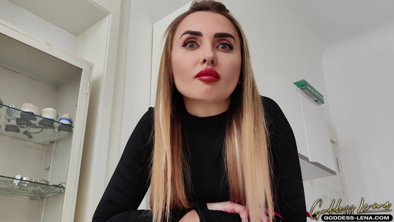 Goddess Lena: Antrenament dezgustător pentru sclav