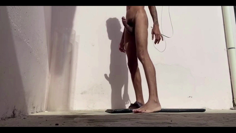 arabeputo: Dehnen am aufgeregten Morgen.