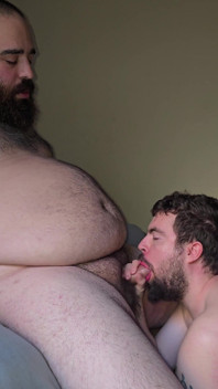 Urso Peludo Goza Na Minha Boca