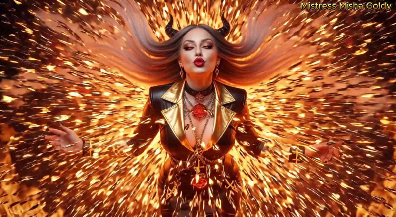 Goddess Misha Goldy: Mis palabras te van a sacar el infierno de la...