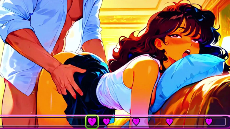 The Last of FAP: Aldatan çekici çekici resepsiyonist, sansürsüz hentai misafiri için kapıyı aralık bırakıyor