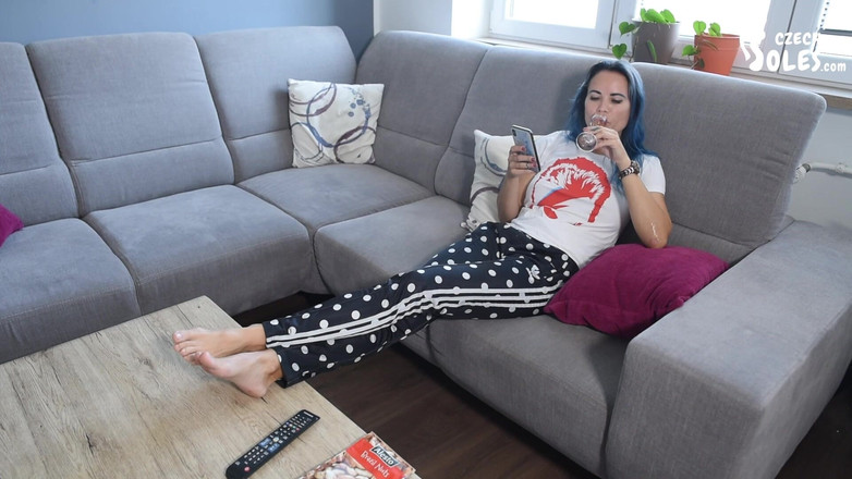 Czech Soles - foot fetish content: Two Stepsisters Smelly Feet Tickling