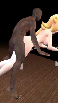 Rosalina Cheats Mario with Stranger in Doggy Position