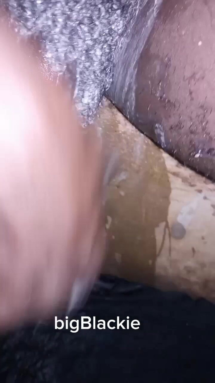 bigBlackie699: 19 Year Old Boy with a Big Black Dick