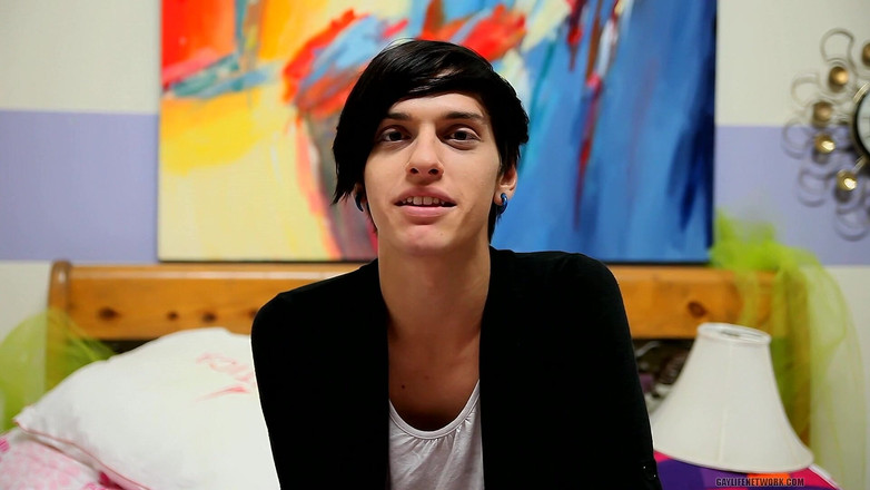 Lollipop Twinks: Twink spricht nach einem shooting