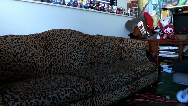 Lesbian Love Movies: Red Pillows and a Tattooed Roommate - Redhead Licks Her Until...