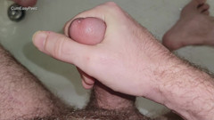 Solo Andy: Natursektspiele und riesige spermaladung in der dusche mit Slomo Replays