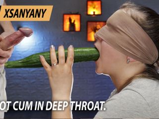 XSanyAny: Гаряча сперма в глибокому горлі