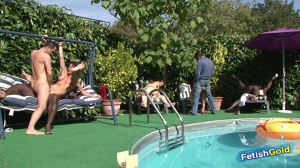 Fetish Gold: Four horny MILFs get their cunts and asses destroyed in...