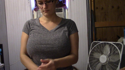 Miss Nat: Dirty whore titfucks neighbor