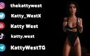 Katty West: Katty tắm trong phòng tắm sau khi quay phim khiêu...