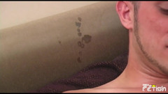 Gay Diaries: Happy dude gets his hairy dick blowed by two horny...