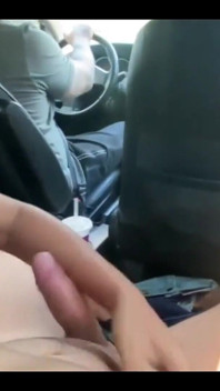 Sucked Her Stepson While the Cuckold Was Driving