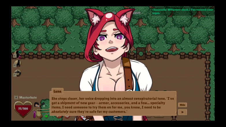 Cum in Futa: Femboy Survival [ Futanari hentai-spel ] Ep.3 Fucked By A Huge Cock...