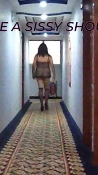 Hotel Hallway Sissy Exhibitionist Whore