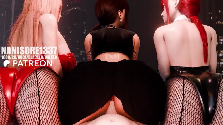 Nanisore1337: Kobeni Power Makima reverzní cowgirl POV