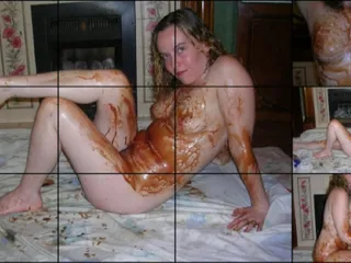 Littlevixen: Haley Gets Messy in Chocolate Sauce