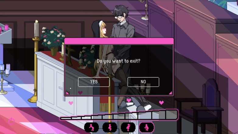 NSFWOtaku: Permainan hentai - adegan seks hentai gereja 3 (rika heroines bogel yang kasar) -...