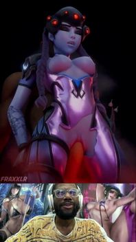Bald Pussy Widowmaker Gets a Nice Standing Fuck