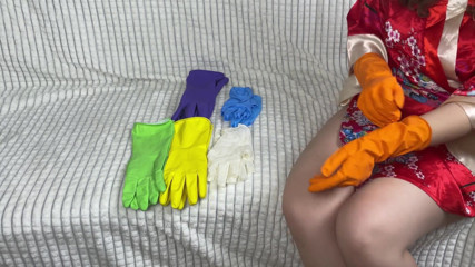 Cherryonthecake231: Latexhandschuhe anprobieren - Verschiedene farben