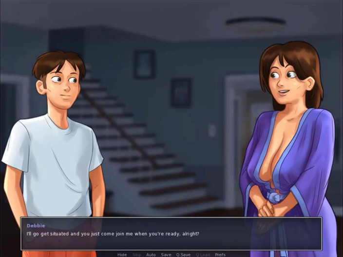 Cartoon Play: Summertime saga parte 49 - di notte guarda il film
