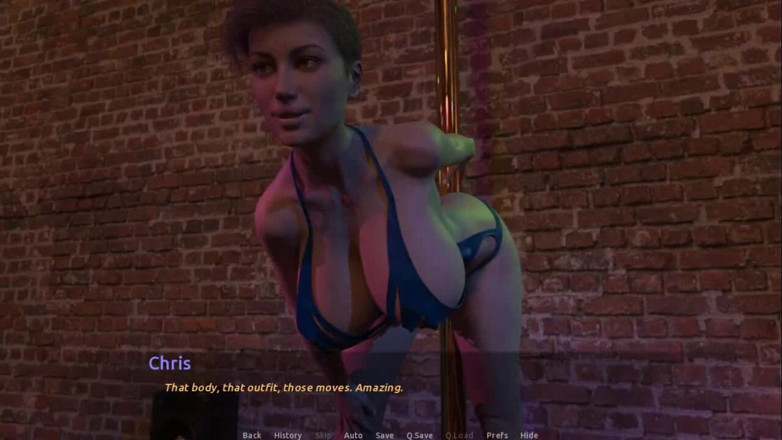 Dirty GamesXxX: The visit: MILF and a stripper's very big cock deepthroat...